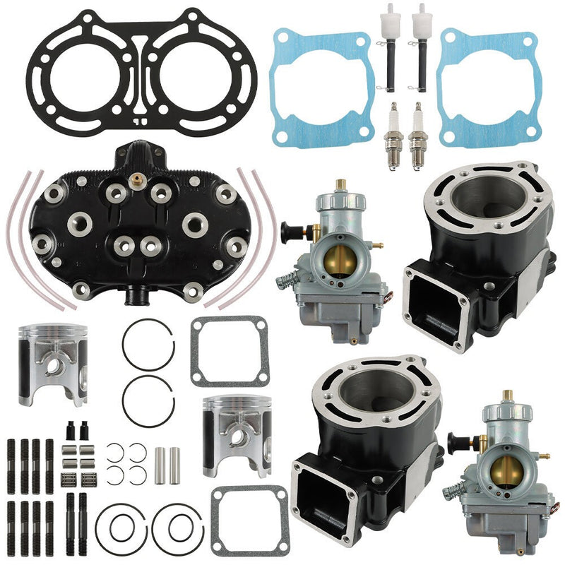 DURAFORCE USA Cylinder Head Piston Gasket Top End Kit for Yamaha Banshee 350 1987-2006