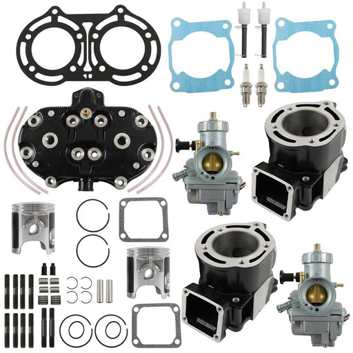 DURAFORCE USA Cylinder Head Piston Gasket Top End Kit for Yamaha Banshee 350 1987-2006