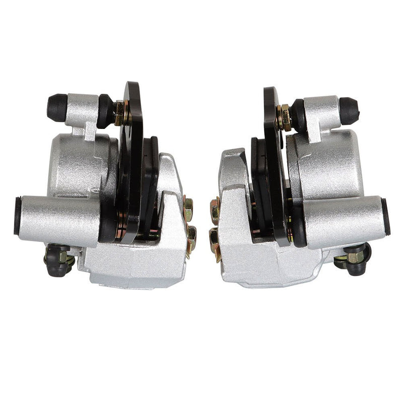 DURAFORCE Fit 2003-2013 Front L/R Brake Calipers For Kawasaki Prairie 360 KVF360 W/Pads