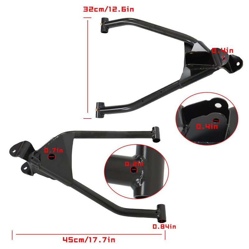 DURAFORCE 0454270-067 Front Left Control Arm For 2009-2021 Polaris RZR 170 Black