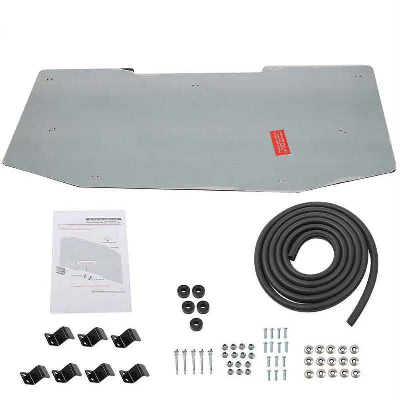 DURAFORCE Rear Windshield For 2023 Can-Am Defender HD10 4x4 XMR with Doors