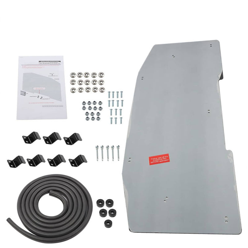 DURAFORCE Rear Windshield For 2023 Can-Am Defender HD10 4x4 XMR with Doors