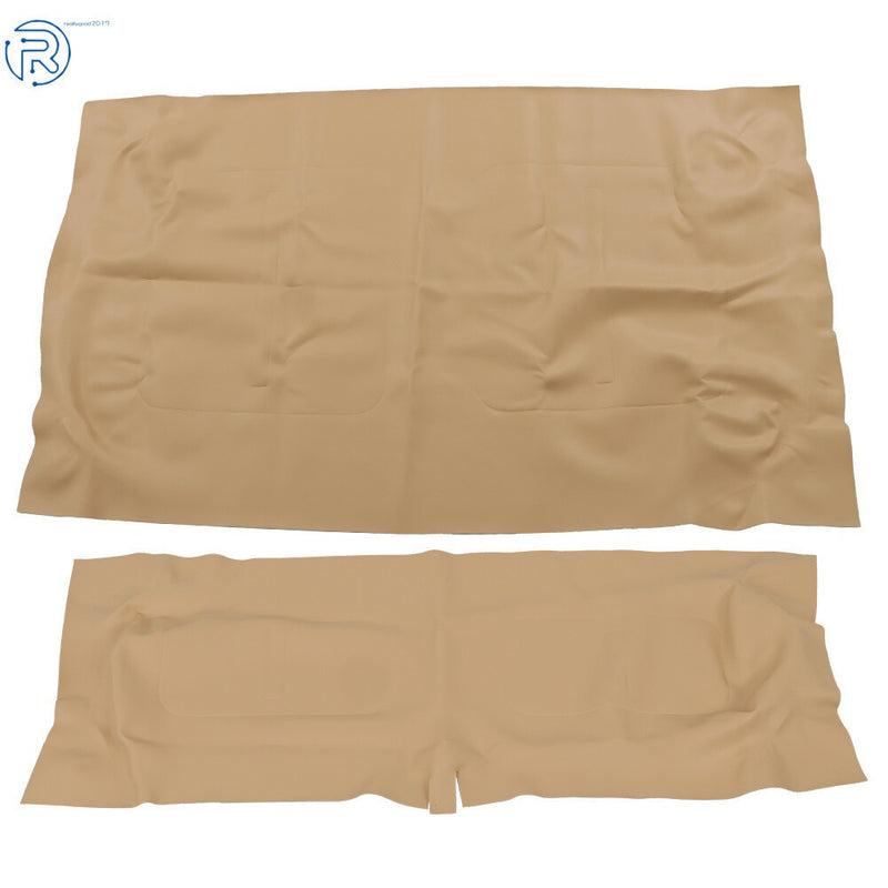 DURAFORCE 71753-G04/71602-G04 For EZGO TXT 1995-2013 Golf Cart Tan Front Seat Cover Set