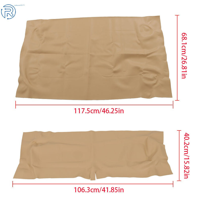 DURAFORCE 71753-G04/71602-G04 For EZGO TXT 1995-2013 Golf Cart Tan Front Seat Cover Set