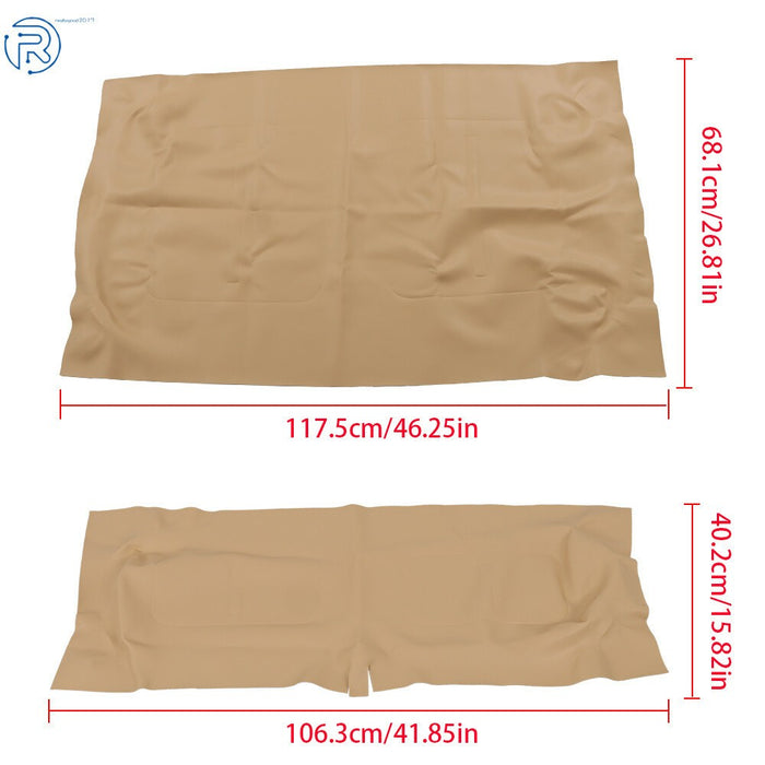 DURAFORCE 71753-G04/71602-G04 For EZGO TXT 1995-2013 Golf Cart Tan Front Seat Cover Set