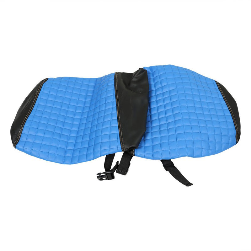DURAFORCE Blue Golf Cart Front Seat Cover Diamond Stitching For Club Car DS Vinyl