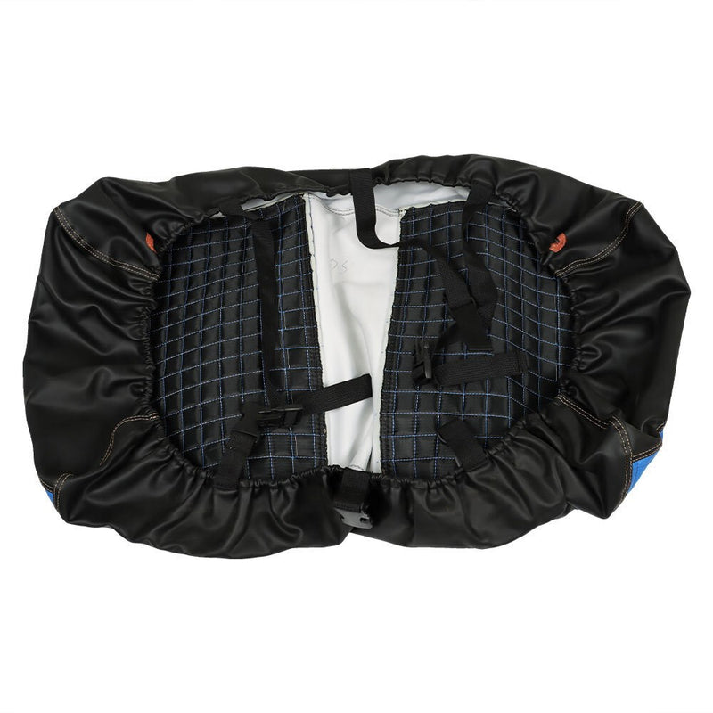 DURAFORCE Blue Golf Cart Front Seat Cover Diamond Stitching For Club Car DS Vinyl