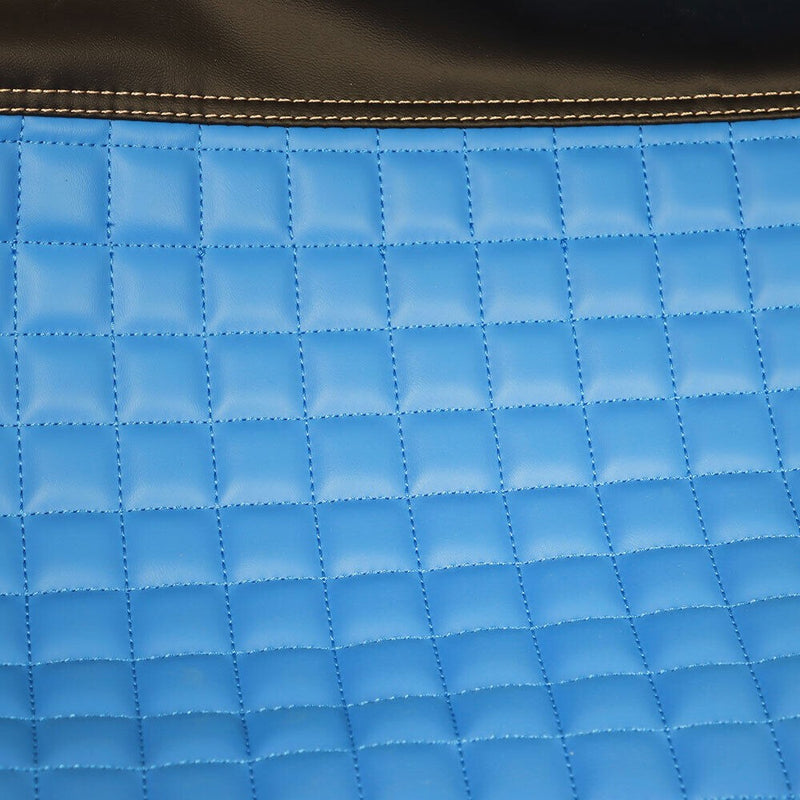 DURAFORCE Blue Golf Cart Front Seat Cover Diamond Stitching For Club Car DS Vinyl