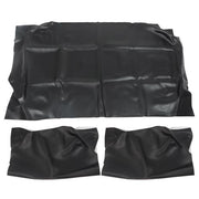 DURAFORCE Black For 1982-2000.5 Club Car DS Golf Cart Front Seat Cover PU Leather