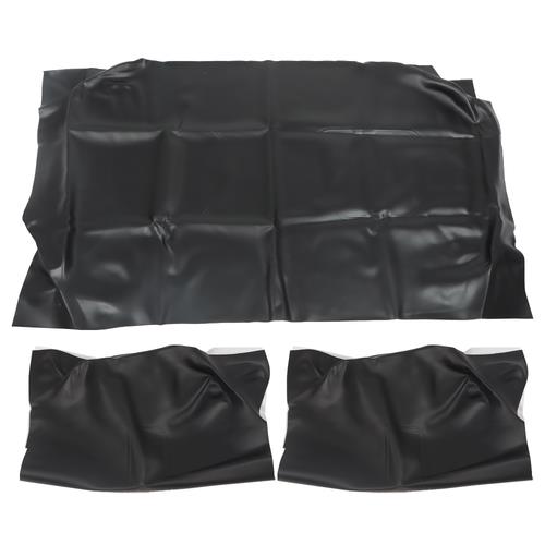 DURAFORCE For 1982-2000.5 Golf Cart Club Car DS PU Leather Front Seat Cover Black