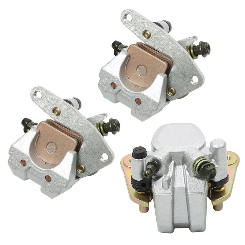 DURAFORCE Front & Rear Brake Calipers Fit for Suzuki Vinson 500 LTA 500 LT-F500 2002-2007
