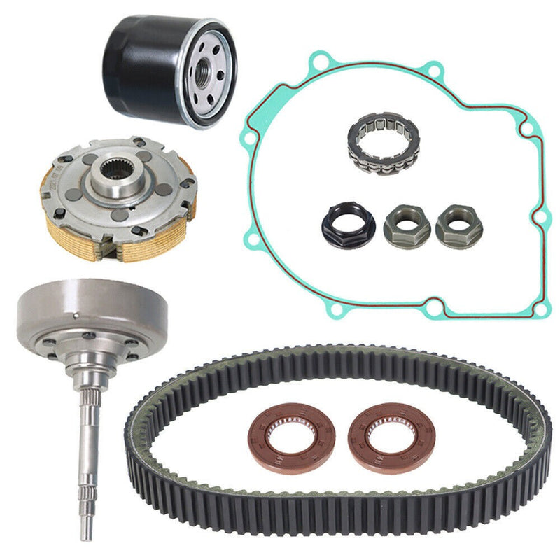 DURAFORCE Wet Clutch Shoe Kit Drum Belt One Way Filter Fit for HS700 MSU500 MASSIMO