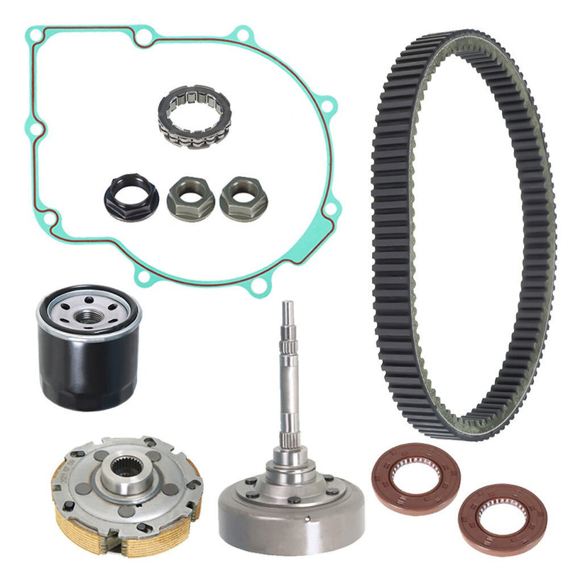 DURAFORCE Wet Clutch Shoe Kit Drum Belt One Way Filter Fit for HS700 MSU500 MASSIMO