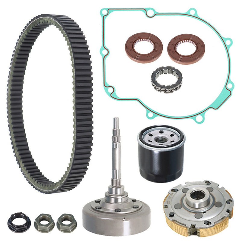 DURAFORCE Wet Clutch Shoe Kit Drum Belt One Way Filter Fit for HS700 MSU500 MASSIMO