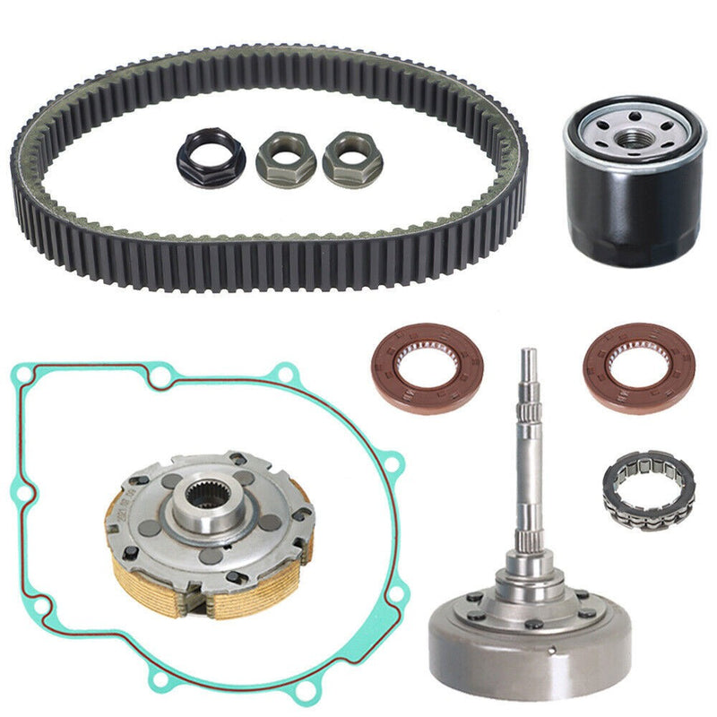 DURAFORCE Wet Clutch Shoe Kit Drum Belt One Way Filter Fit for HS700 MSU500 MASSIMO