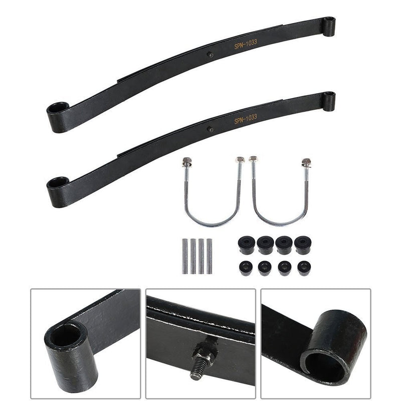 DURAFORCE Golf Cart Heavy Duty For EZGO RXV Rear Leaf Spring Kit and Bushing /Sleeves 2pcs