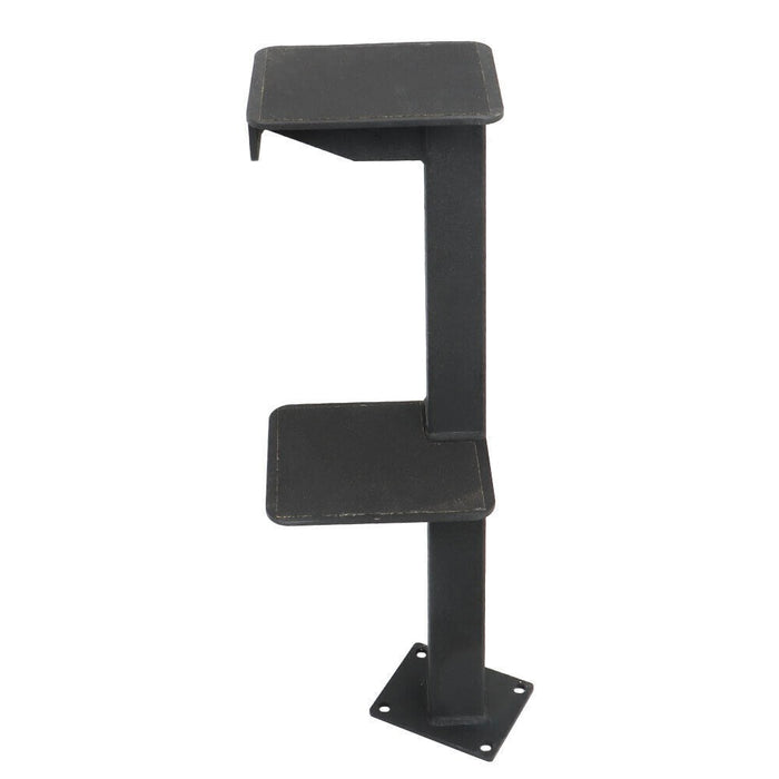 DURAFORCE 1×New Boat Step Dual Step Bass Boat Trailer Steps Universal Black Color