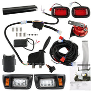 DURAFORCE For Club Car DS Golf Cart 12V LED Light Kit Headlight Tail Lights Horn Brake