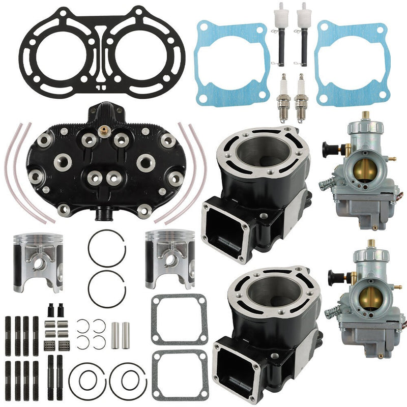 DURAFORCE Carburetor Carb Cylinder Piston Gasket Kit For Yamaha Banshee 350 1987-2006 USA