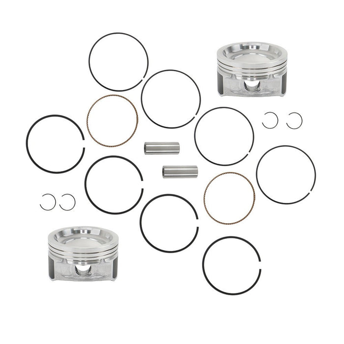 DURAFORCE 2008-2014 2 Cast Aluminium Cylinder Piston Kit For Polaris RZR 800 EFI ATV