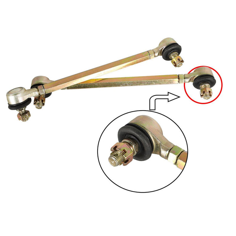 DURAFORCE Fit 110CC 125CC Dirt Bike ATV Quad Go Kart Pair of 17mm Tie Rod End Ball Joint