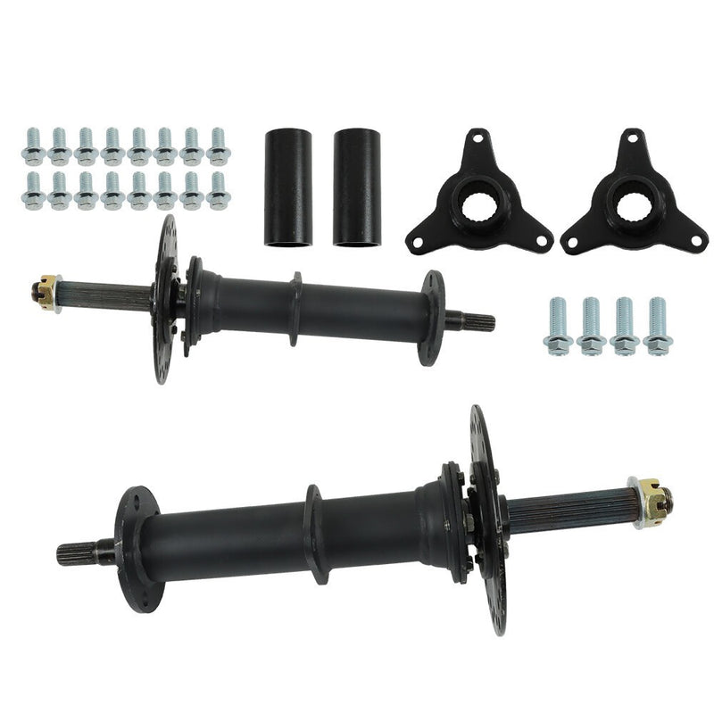 DURAFORCE For Go Kart ATV UTV Golf 3 Stud Wheels 40" Rear Differential Axle Kits