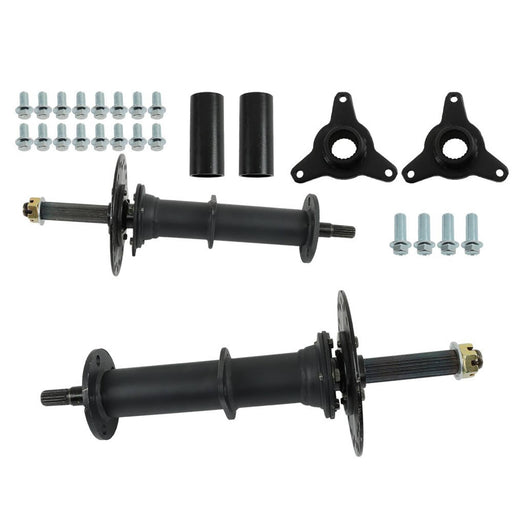DURAFORCE For Go Kart ATV UTV Golf 3 Stud Wheels 40" Rear Differential Axle Kits