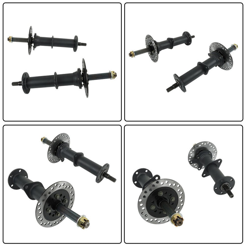DURAFORCE For Go Kart ATV UTV Golf 3 Stud Wheels 40" Rear Differential Axle Kits