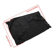 DURAFORCE Vinyl Seat Bottom Cover For Yamaha G29 / Drive 2007-2016 Golf Cart Black