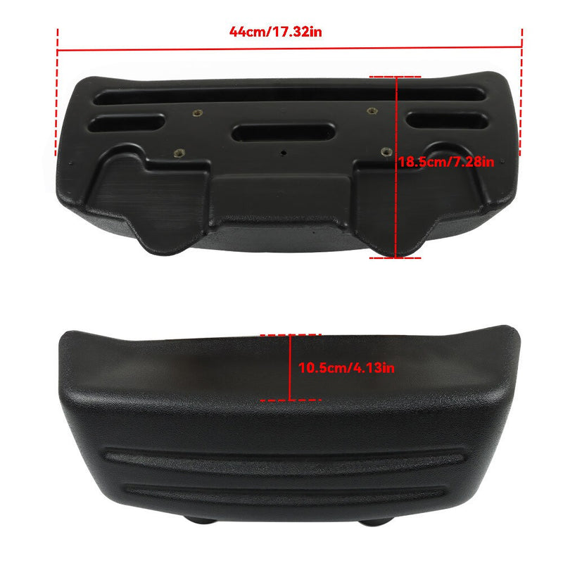 DURAFORCE Black Front Bumper for Yamaha Drive G29 Golf Cart JW1-K7510-01-00