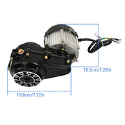 DURAFORCE 48V 500W Brushless Differential Motor for Go Kart Golf Cart ATV Lawn Mower