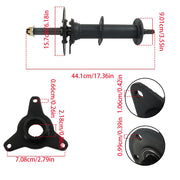 DURAFORCE 3 Stud 40" Rear Differential Axle Kit for Golf Cart Quad E-Bike Wheels