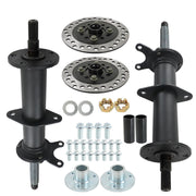 DURAFORCE 40" Rear Axle Kit 3 Stud Hub for 5" Wheels Go Kart Golf Cart ATV Parts