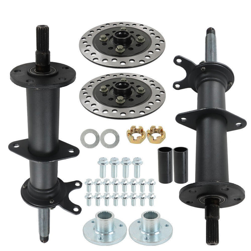 DURAFORCE 40" Rear Axle Kit 3 Stud Hub for 5" Wheels Go Kart Golf Cart ATV Parts