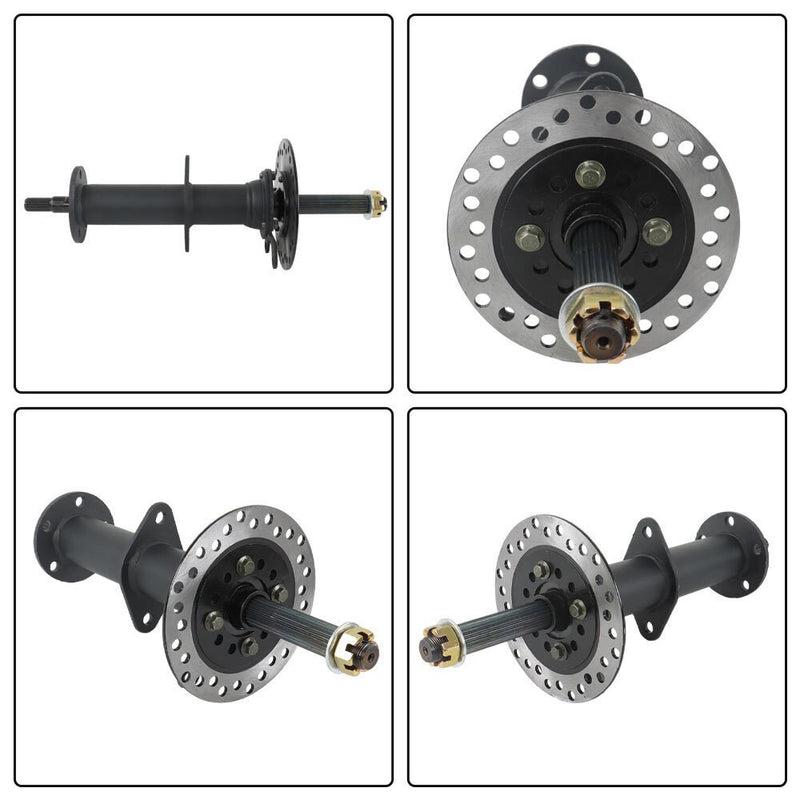 DURAFORCE 40" Rear Axle Kit 3 Stud Hub for 5" Wheels Go Kart Golf Cart ATV Parts