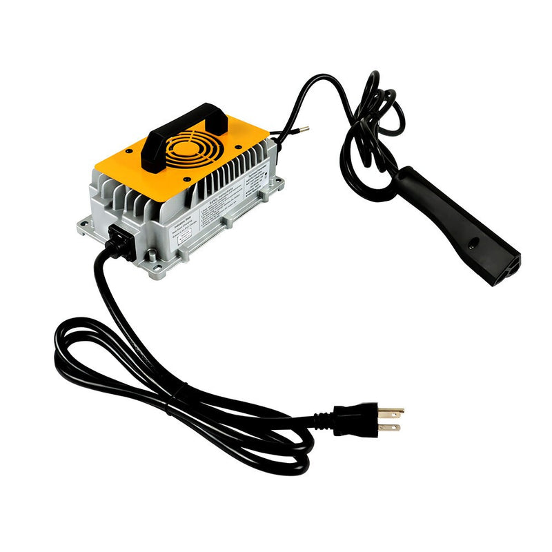 DURAFORCE EZ-Go RXV/TXT Golf Cart 48V Battery Charger Triangular Plug Compatible