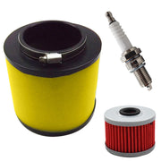 DURAFORCE 2x Air Oil Filter & Spark Plug Tune-Up Kit for 1988-2000 Honda FourTrax 300