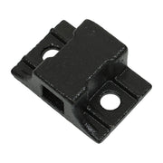 DURAFORCE 30" Heavy Duty Steel Semi Truck Mud Flap Hanger Pair Black Straight Set
