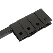 DURAFORCE 30" Heavy Duty Steel Semi Truck Mud Flap Hanger Pair Black Straight Set