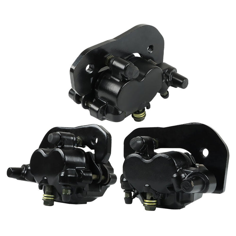 DURAFORCE Front & Rear Brake Calipers w/Pads for Can-Am Outlander L MAX 450 2015-2016