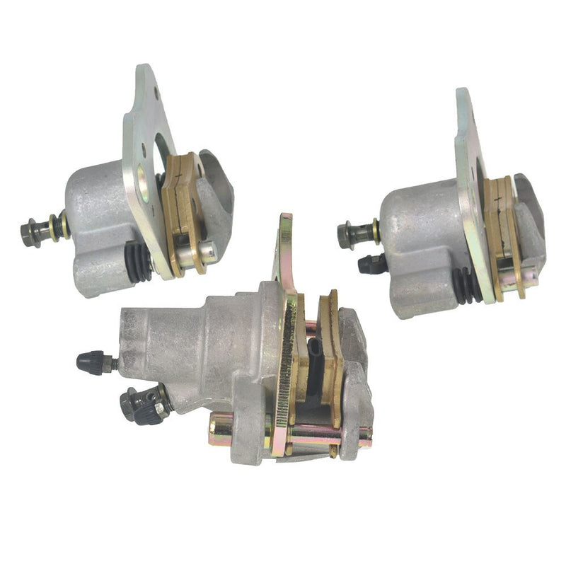 DURAFORCE Polaris Sportsman 500 570 800 Front & Rear Brake Calipers with Pads Set