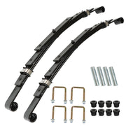 DURAFORCE Set of 2 Heavy Duty Rear 4 Leaf Springs for EZGO TXT Golf Cart 1995-2013