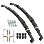 DURAFORCE Set of 2 Heavy Duty Rear 4 Leaf Springs for EZGO TXT Golf Cart 1995-2013