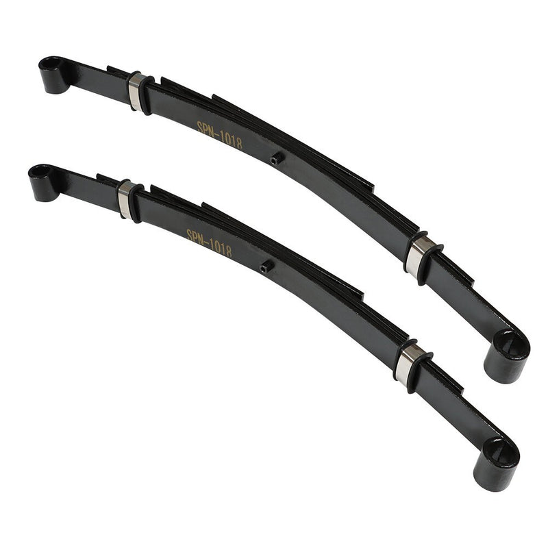 DURAFORCE Set of 2 Heavy Duty Rear 4 Leaf Springs for EZGO TXT Golf Cart 1995-2013