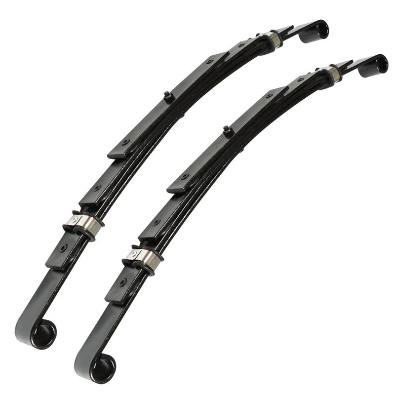 DURAFORCE Set of 2 Heavy Duty Rear 4 Leaf Springs for EZGO TXT Golf Cart 1995-2013