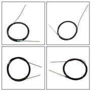 DURAFORCE 15ft Boat Rotary Steering System Kit with Cable & Wheel for Outboard Motor