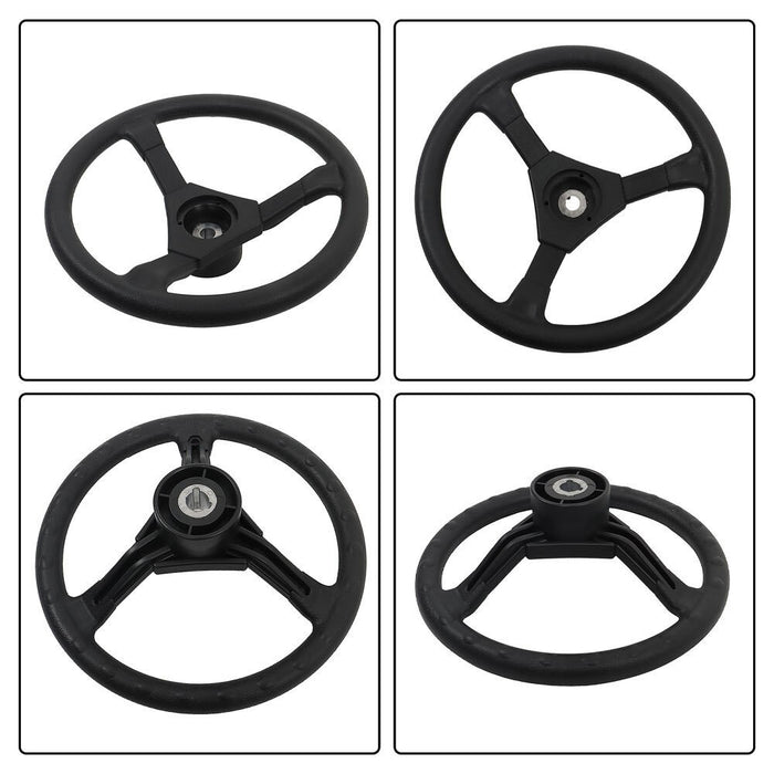 DURAFORCE 15ft Boat Rotary Steering System Kit with Cable & Wheel for Outboard Motor