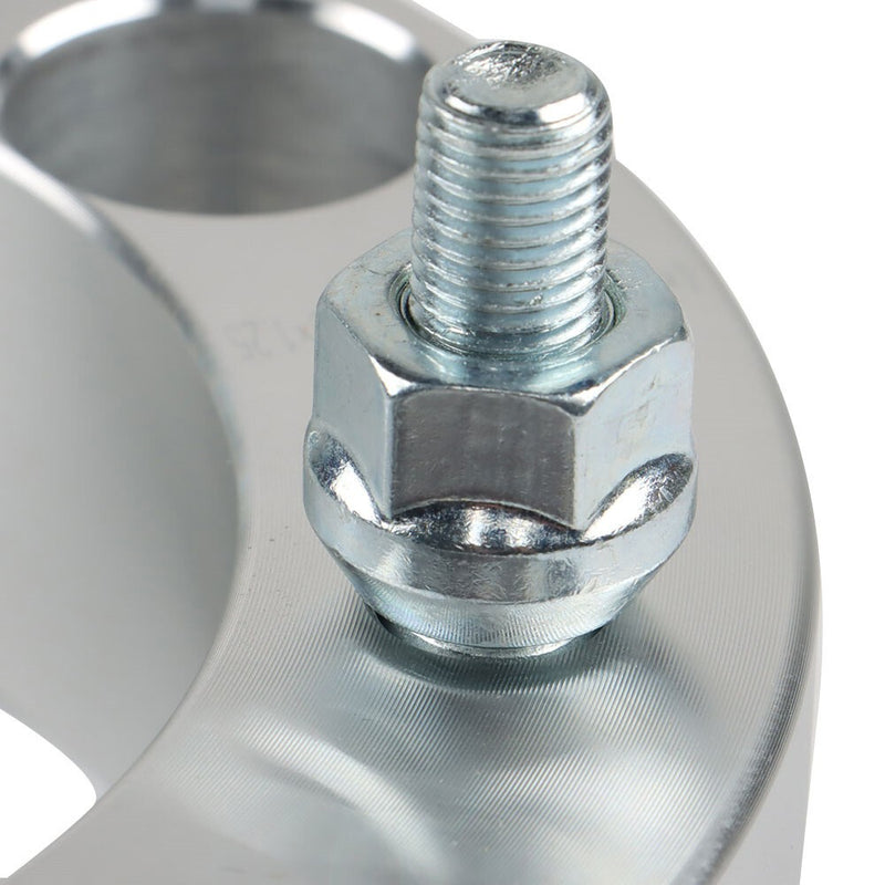 DURAFORCE Can-Am 4x137 1.5" 110mm Hub M10x1.25 Wheel Spacers 4pcs Silver