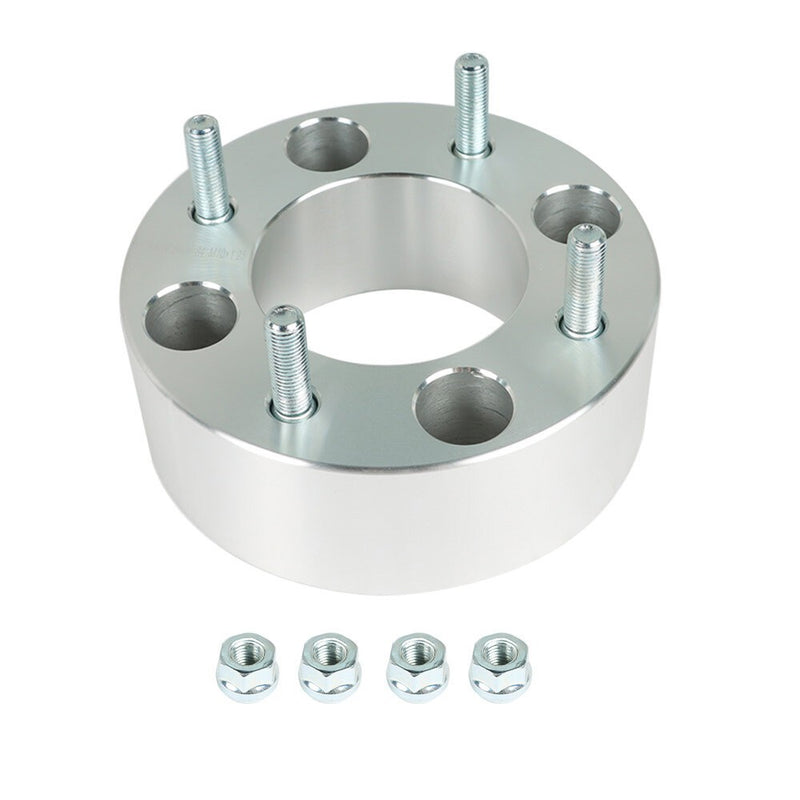 DURAFORCE 2pcs 2" 4x110 Wheel Spacer 74mm M10x1.25 for Honda Rancher 350 2000-2009 Silver