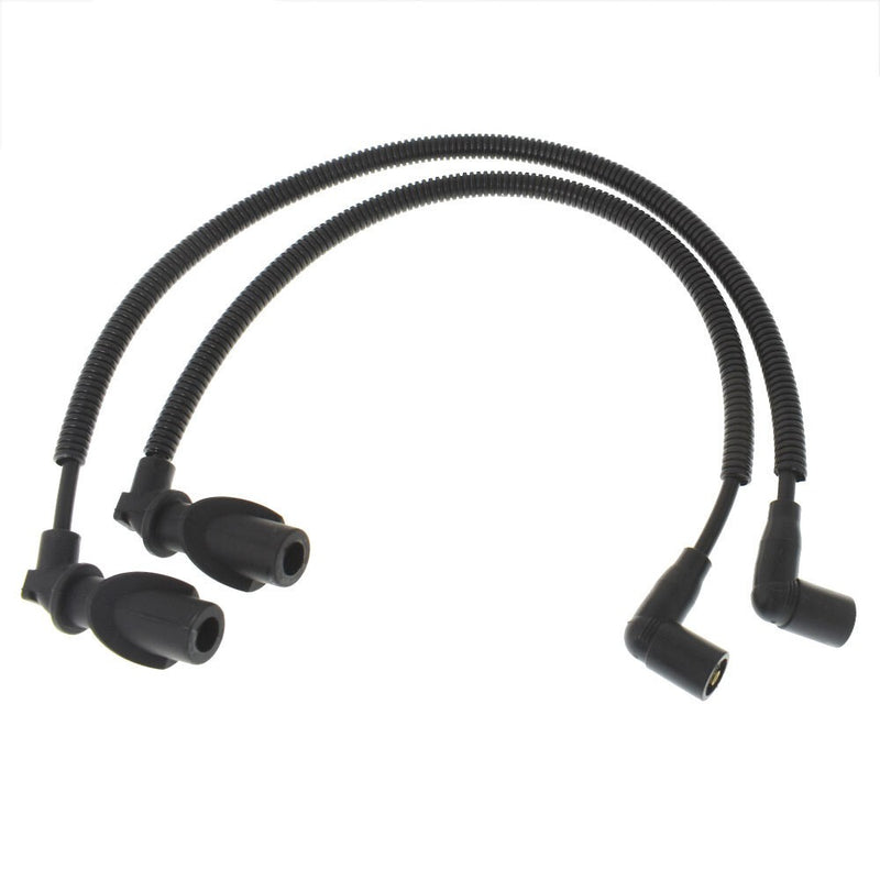 DURAFORCE 2× Ignition Coil Spark Plug Cap & Wire for Polaris RZR XP Sportsman 700/800